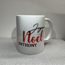 Mug de Noël personnalisable